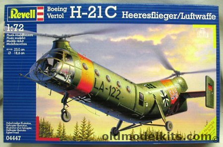 Revell 1/72 Boeing Vertol H-21C (V-43) Luftwaffe, 04447 plastic model kit